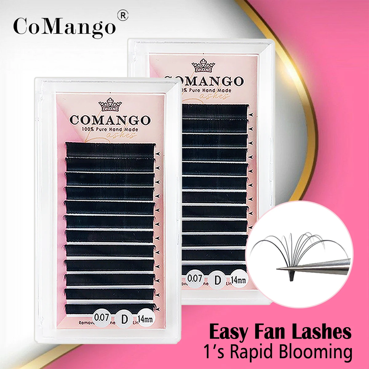 DD Curl Easy Fan Lashes быстрое цветение наращивание ресниц Austomatic самостоятельное