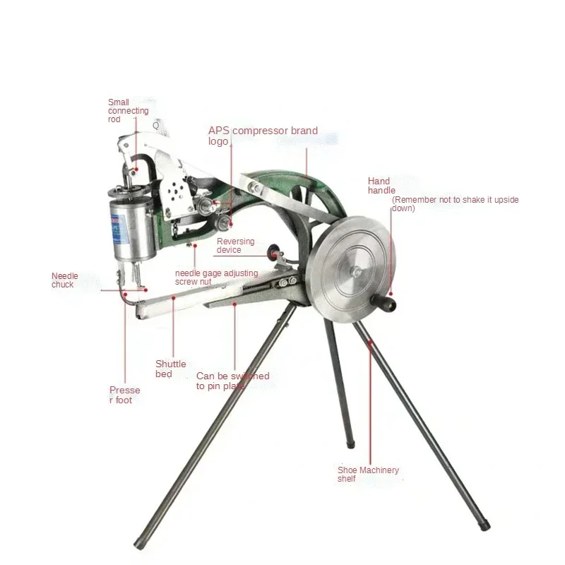 RU Manual Industrial Shoe Making Sewing Machine Equipment Easy To Carry Sewing Machine Shoe Repair HOT
