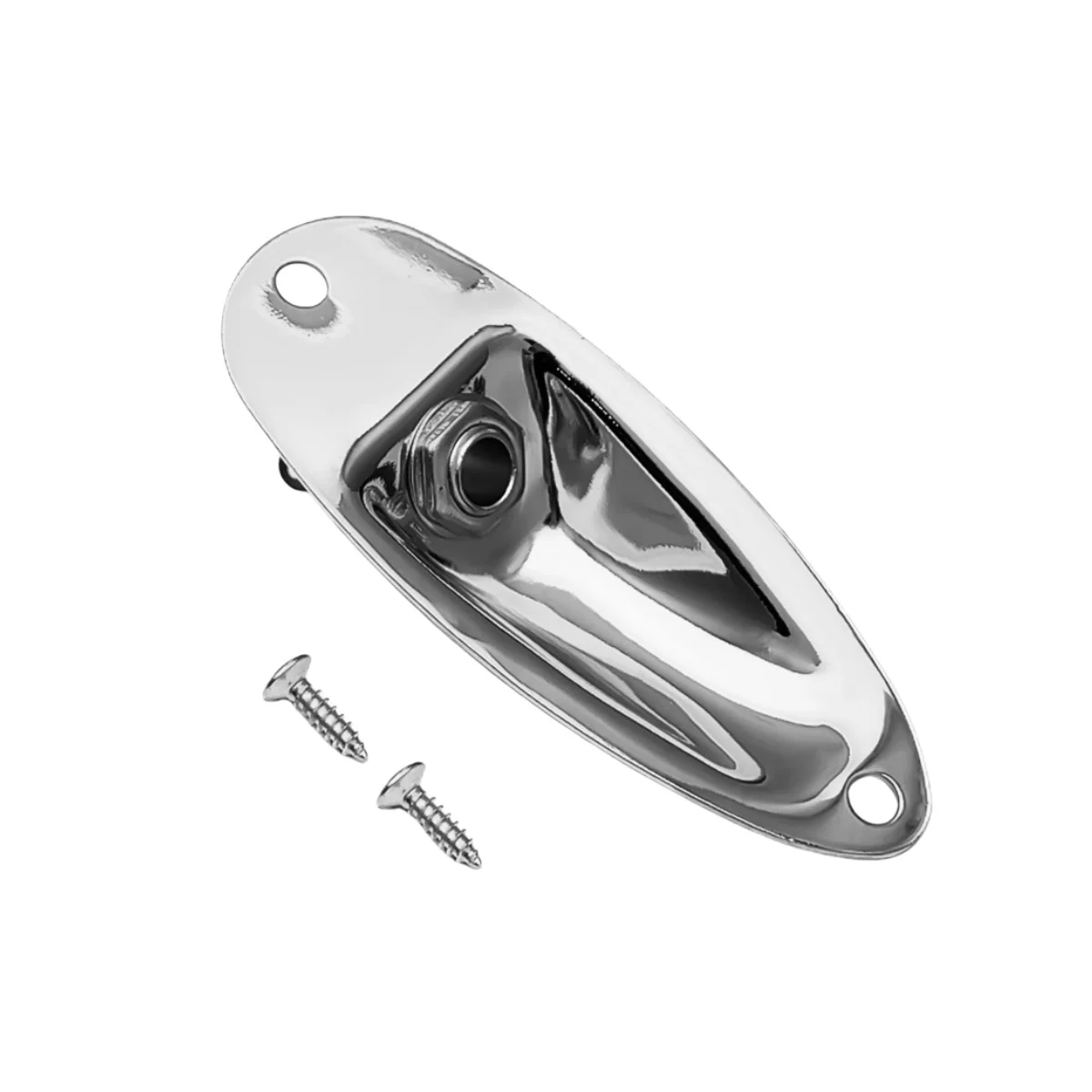 1Pcs Platz/Boot Stil/Oval Metall 1/4 Zoll Ausgang Jack Platte Eingang Jack Buchse mit Schrauben/für Elektrische Gitarre Ersatz Teile – Detail 11