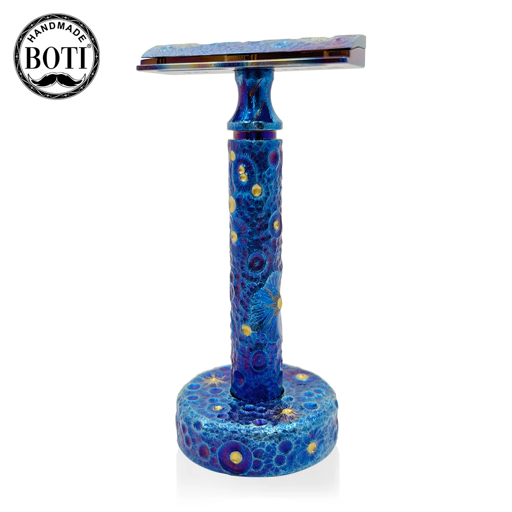 Boti Razor Titanium SE and DE Safety Razor for Manual Wet Shaving Men Shaver Face Care Beard Hair Remover Barber Tools 2