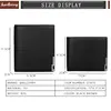 Baellerry Short Men Wallets Free Name Engraving Kpop Slim Card Holder  Luxury Male Wallet Small Money Clips Brand Men's Purses 3