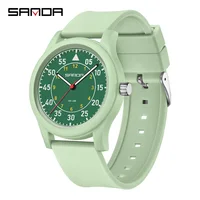 SANDA 3268 Casual Students Quartz Watch Fashion Luminous Sports Kids Wristwatch Waterproof Simple Children's Watches reloj niño
