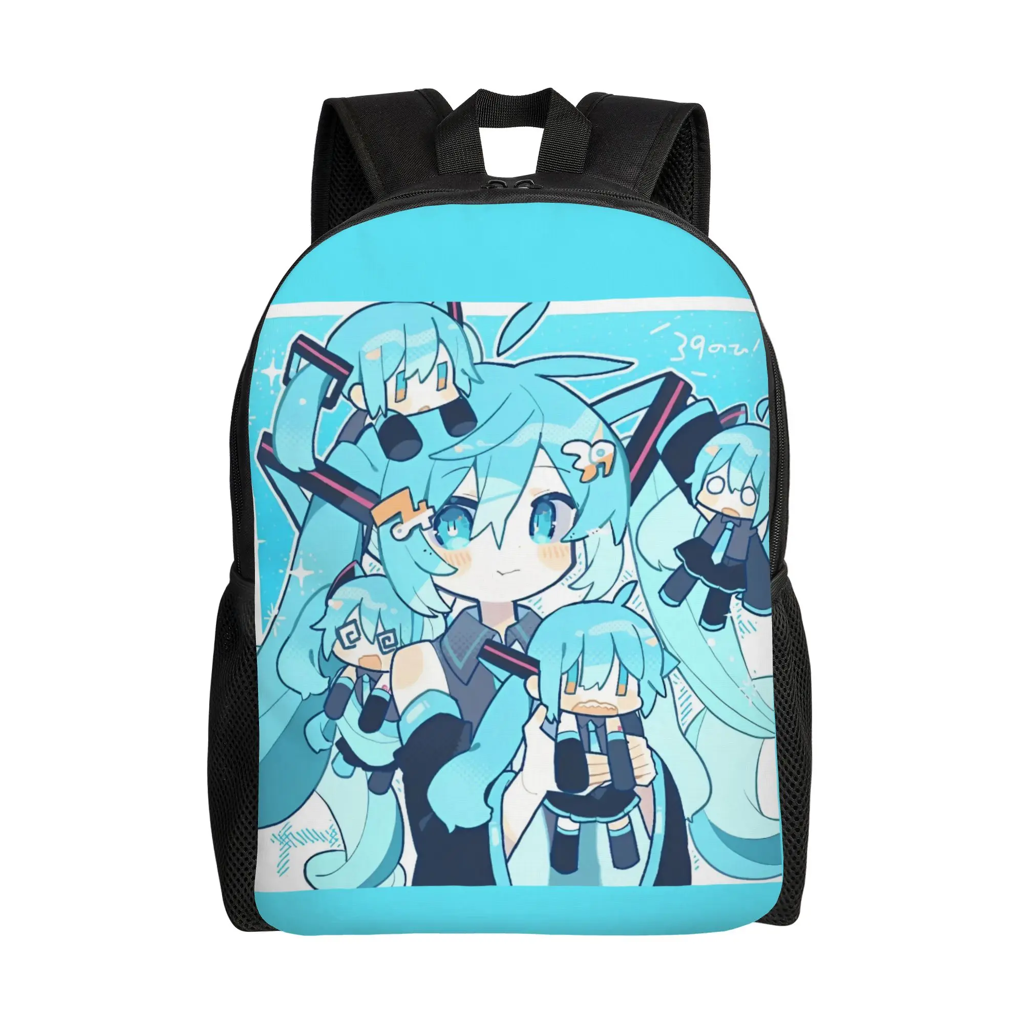 Stylish Unisex Hatsune Miku Backpack - Fashionable and Durable Daypack