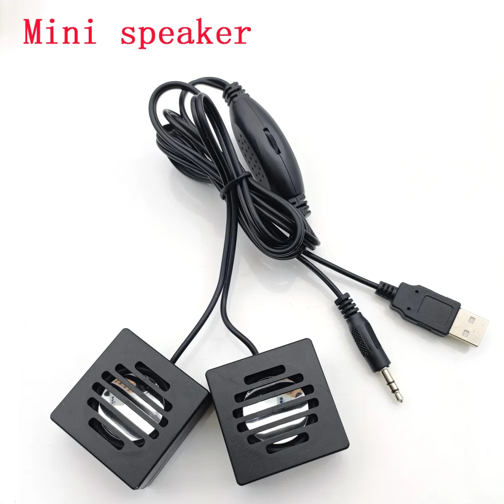Paste Mini Computer Speaker USB Wired Speakers Universal Stereo Sound Surround Loudspeaker For Computer Laptop Notebook 3