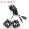 Paste Mini Computer Speaker USB Wired Speakers Universal Stereo Sound Surround Loudspeaker For Computer Laptop Notebook 3