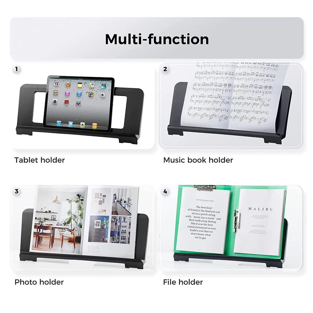 Sheet Music Stand Portable Desktop Book Stand Sheet Music Stand for Casio Roland Yamaha P35 P45 P48 P105 P115 P121