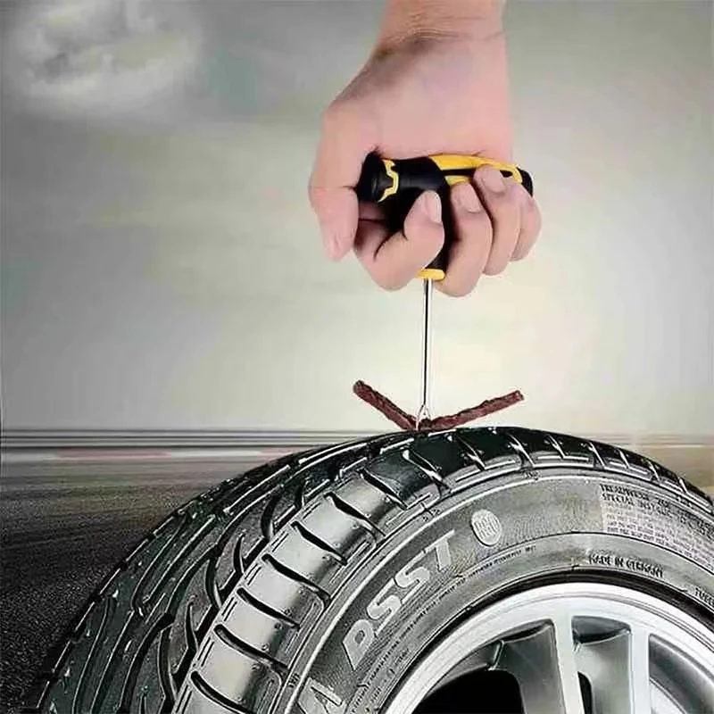 1Set Car Tubeless Tire Repair Tools Small Tire Repair Tools for Cars Complete Kit Auto Mechanic Workshop tire repair kit