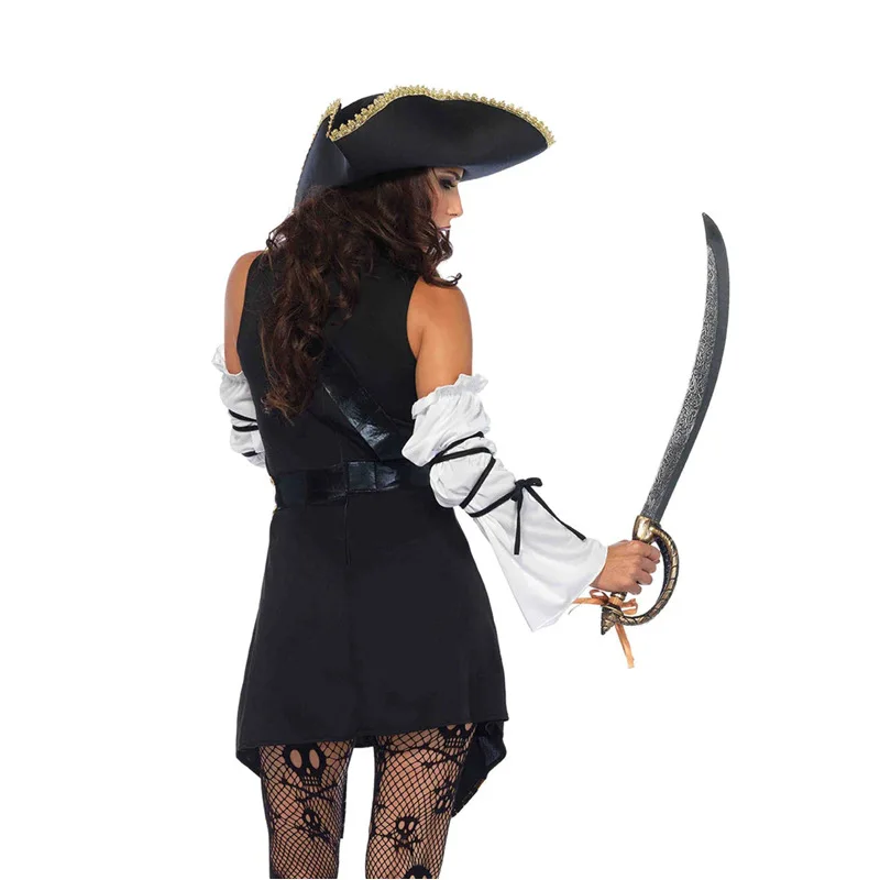 Fantasia pirata traje mulher halloween carnaval mágico palco cosplay  feminino domadores roupa uniforme - AliExpress