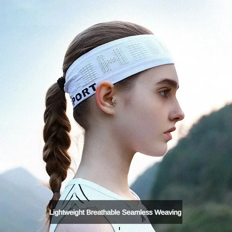 Sports visor Sports Visor Cool Elastic Unisex Sports Non-slip Headband Outdoor Running Fitness Tennis Sweat-absorbent Breathable Visor