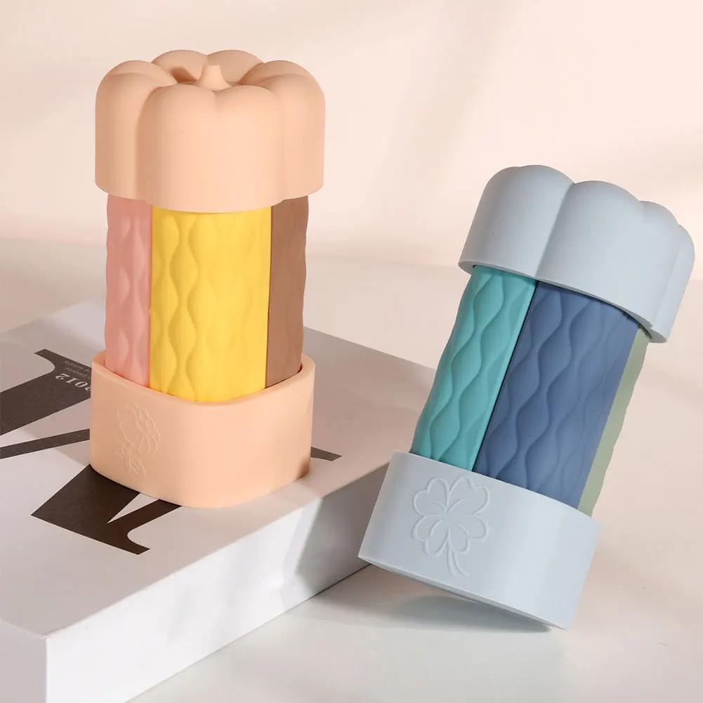 Silicone Travel Bottles Set BPA Free Leak Proof Refillable