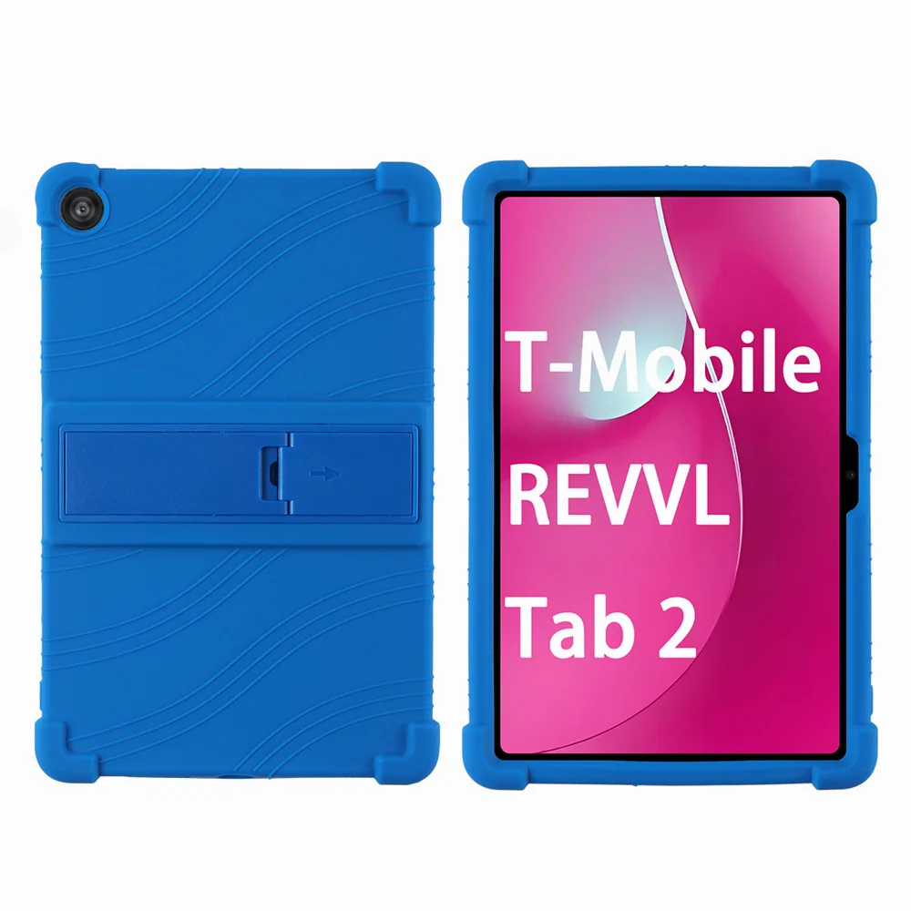 10.1-Inch Tablet Protection Case with Adjustable Stand and Soft Silicone Cover
