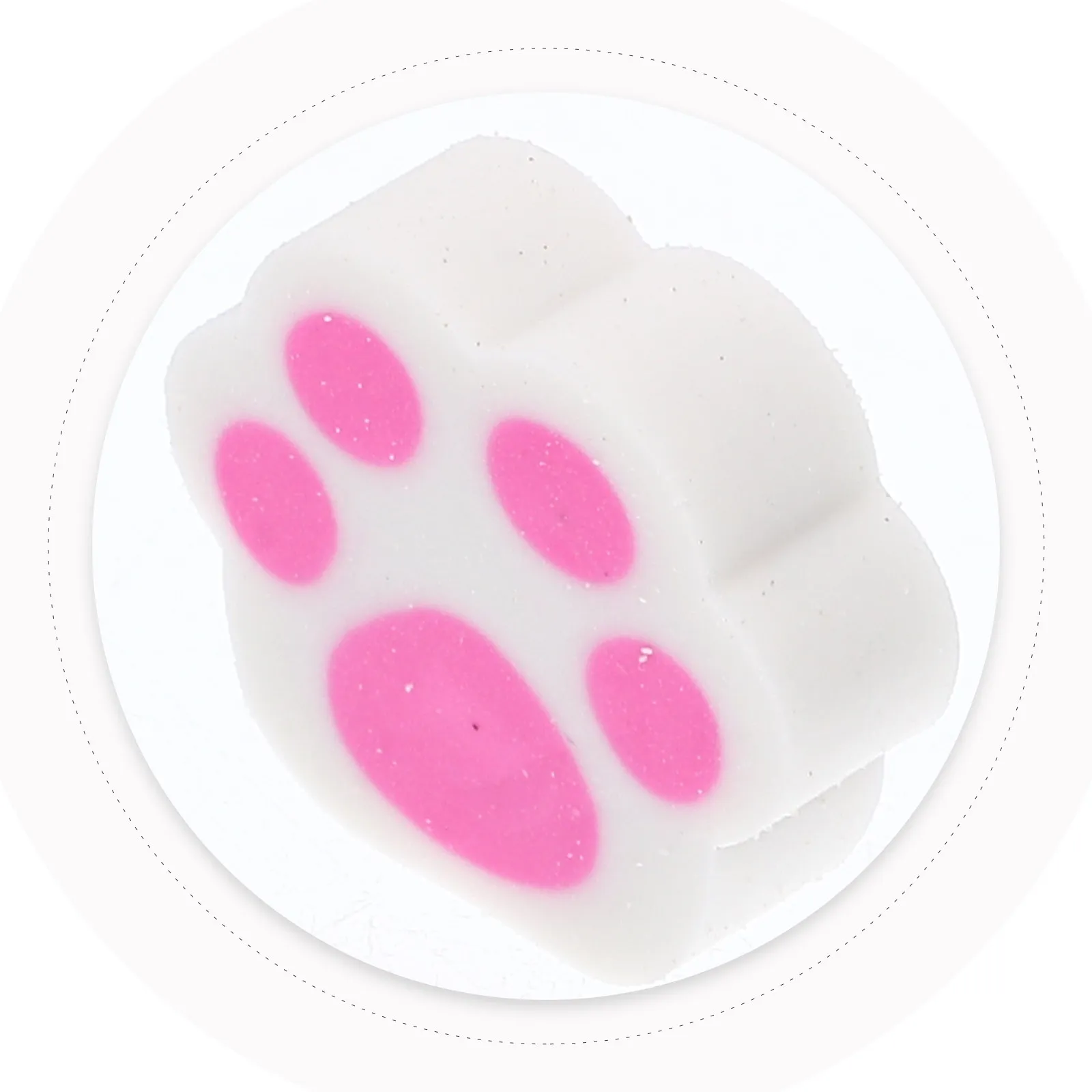 30Pcs 고양이 발 지우개 밝은 색상 미니 동물 지우개 학교 사무실 교실 창의적인 사용을위한 대량 문구 용품