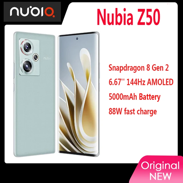 Nubia Z50 5G Phone Snapdragon 8 Gen 2 6.67'' 16GB+1T Android 13 Dual SIM  64MP