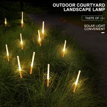  Led Solar Lawn Light Outdoor Garden IP65 Waterproof  Reed Solar Light Outdoor Garden Decoration Outdoor Landscape Solar Lamp 