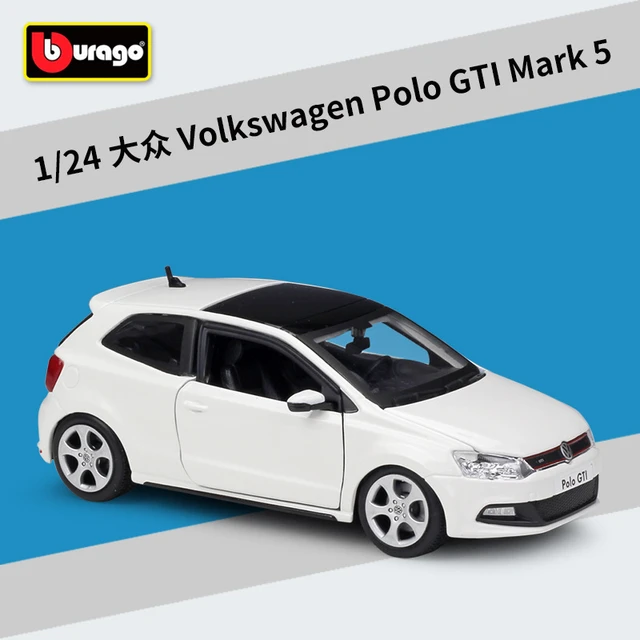 VW Polo GTI Mark 5, Volkswagen, Bburago modèle miniature 1:24 rouge