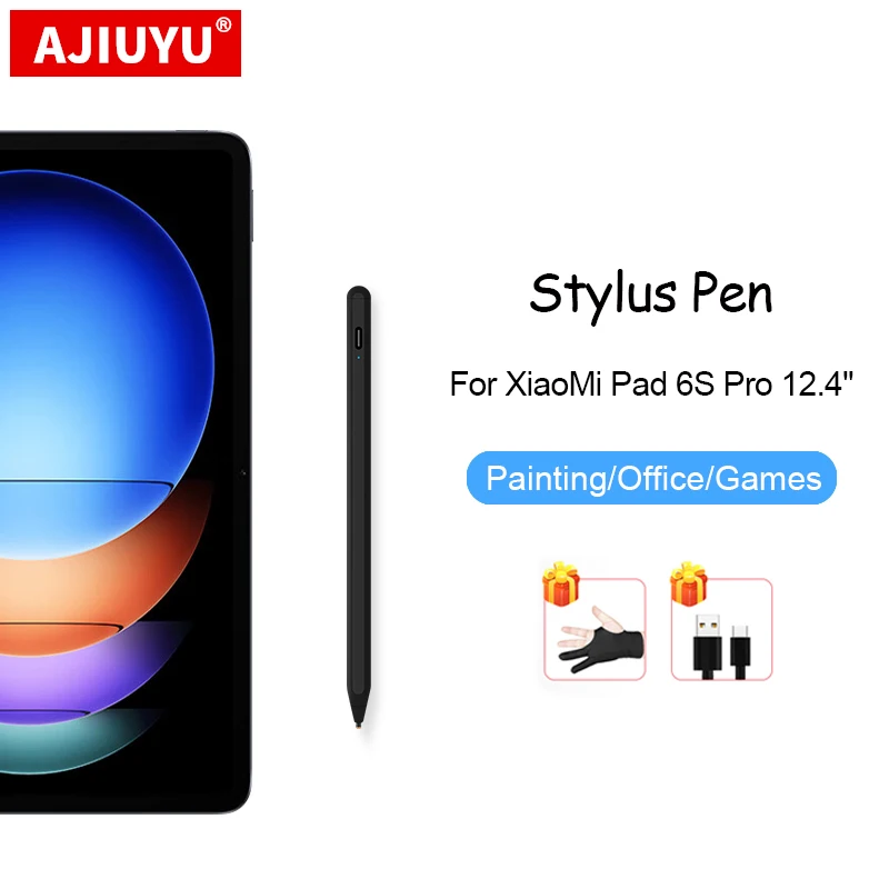 

Стилус-карандаш для XiaoMi Pad 6 6S Pro Mi Pad 5 5Pro Book S 12,4, сенсорный экран для HUAWEI MatePad 11,5 2023, ручка для планшета