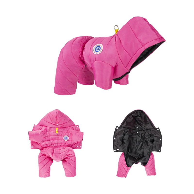 Winter Warm Dog Clothes for Small Medium Dogs Cat Waterproof Hoodies Puppy Down Jacket French Bulldog Parka Chihuahua Costume pet jacket