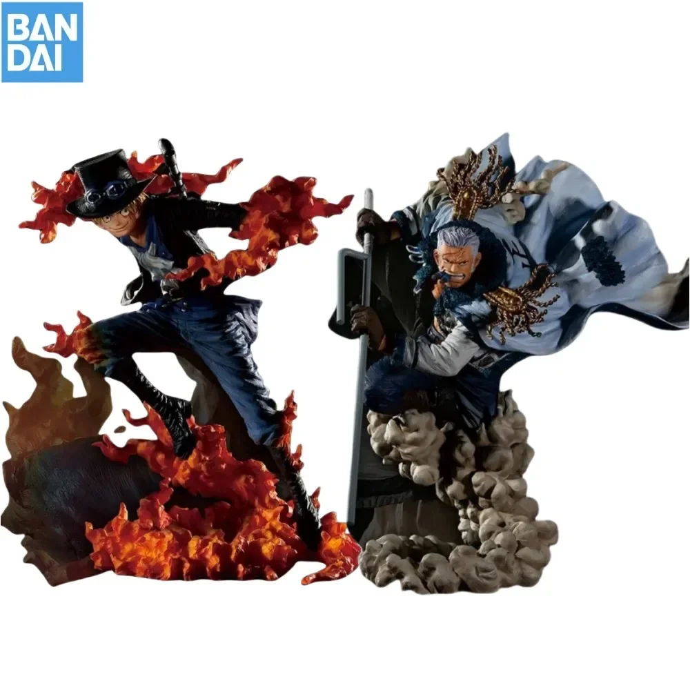 Originale Bandai One Piece Anime Ichiban Kuji Demon Fruit Power Sabo Marshall; D -Teach Smoker Action Figures Modello Per Giocattoli Regali