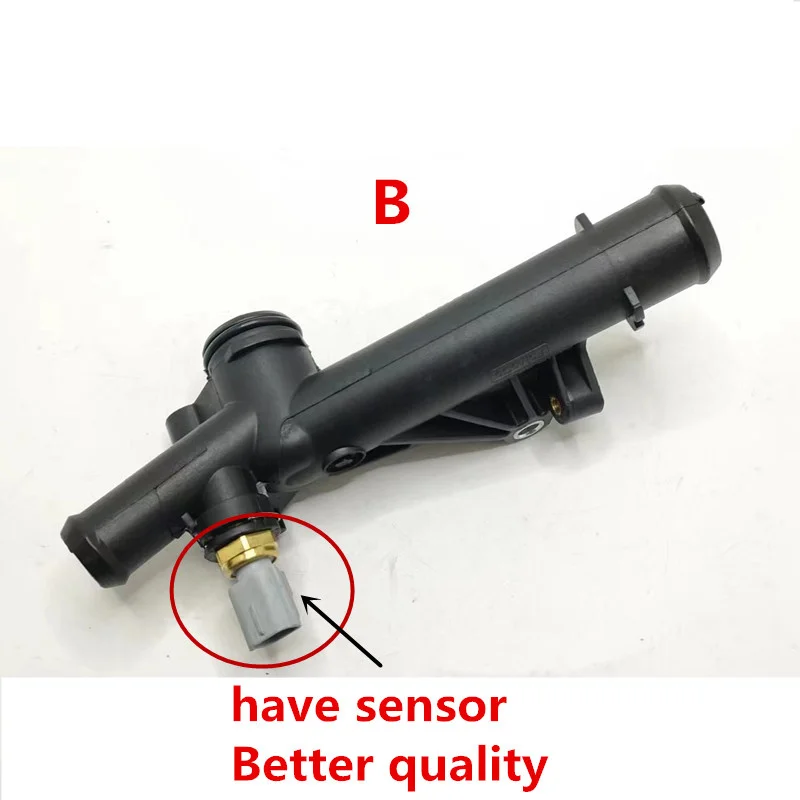 Thermostat Water Pipe Fitting Housing Radiator Coolant Equipment Water Pipe Fit for Ford KUGA MK2 2013- 1.6T Mondeo Ecoboost