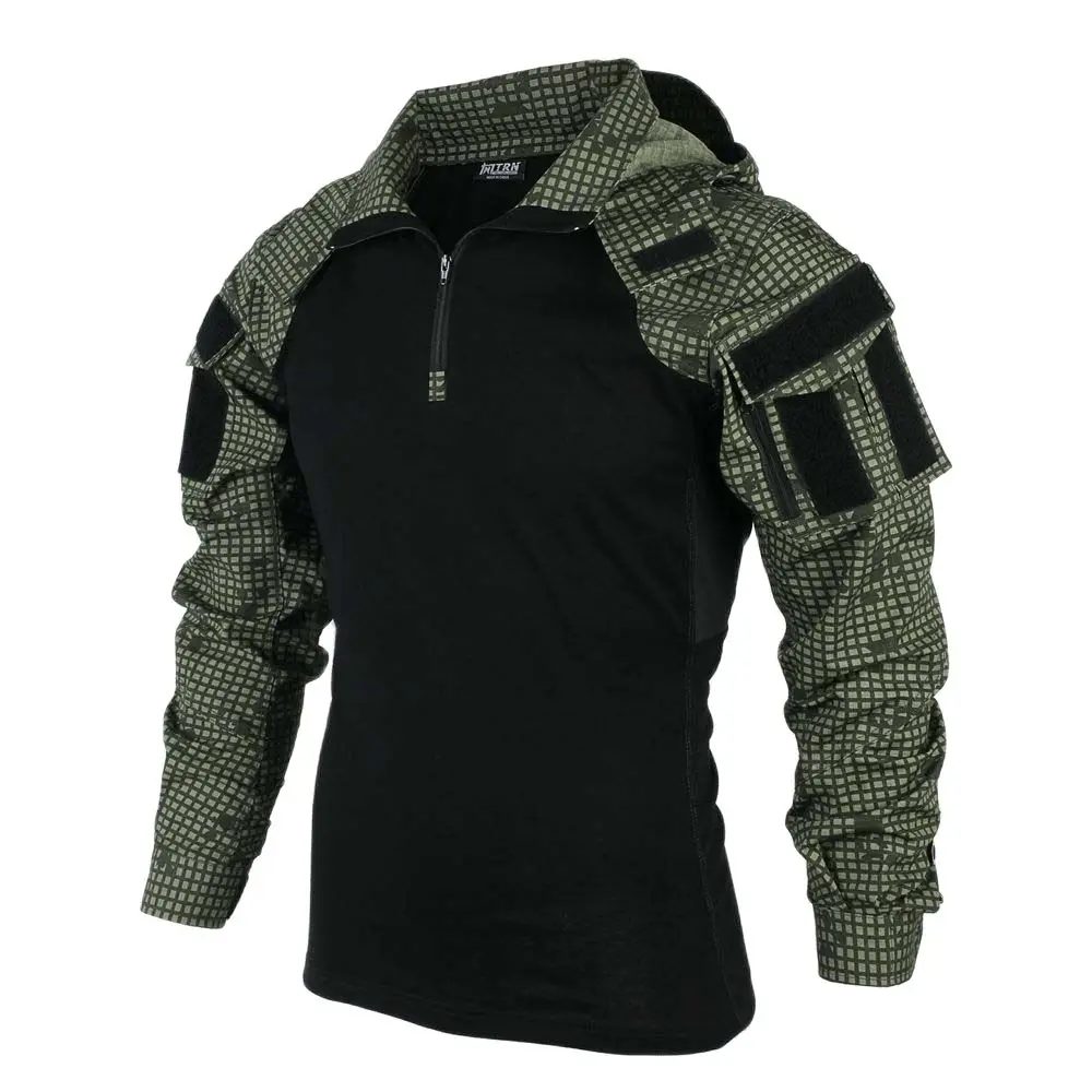 

Tactical Hunting Jacket with Long Hooded Sleeve, SP2 Version, Combat Uniform, Spring and Autumn