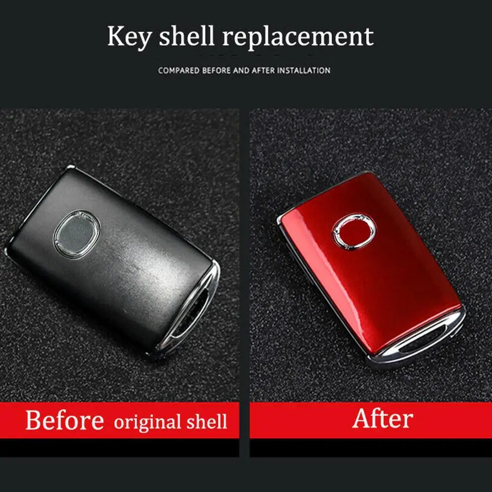 Key Case Cover Car ABS Plastic Protector Shell Replacement Accessories For Mazda 3 Axela BP CX-30
