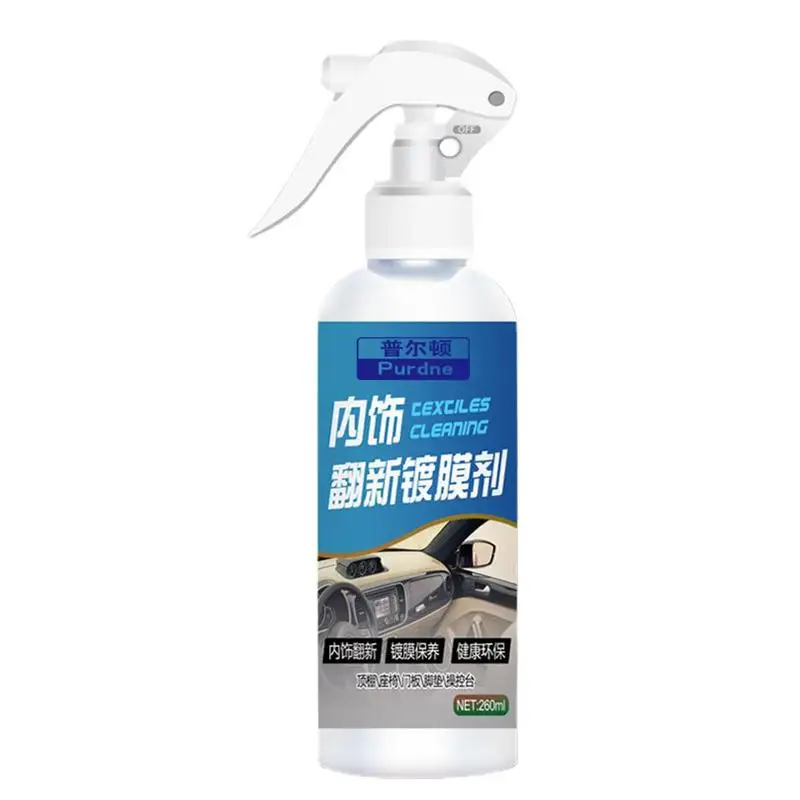 

Car Leather Protector Spray Coating Agent Car Trim Restorer Automotive Spray With UV Protection Restoration Spray For Dashboard