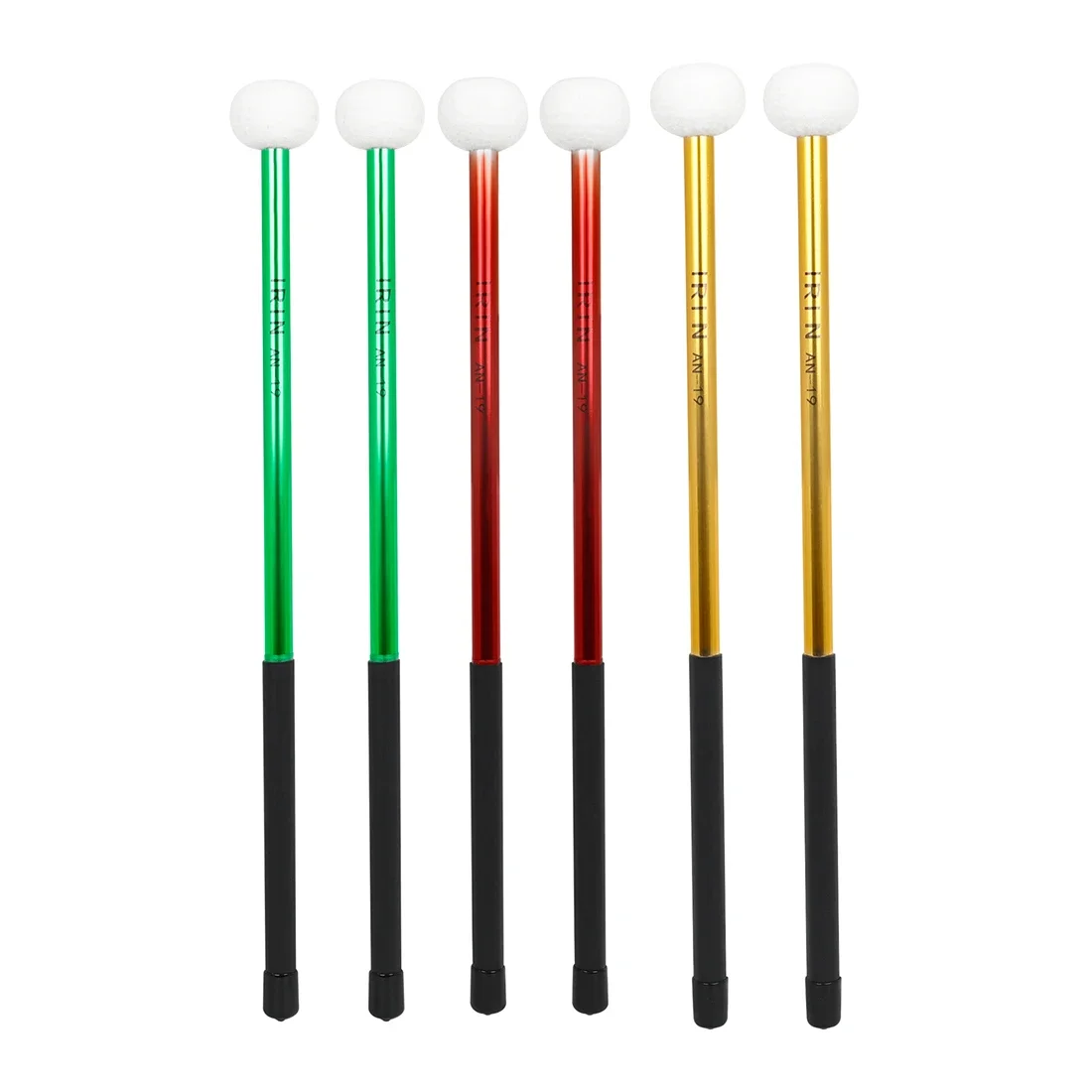 IRIN AN-19 Drumsticks Professional Wooden Tip Drumsticks Alloy Handle Beginner Wooden Percussion Instrument Parts & Accessories