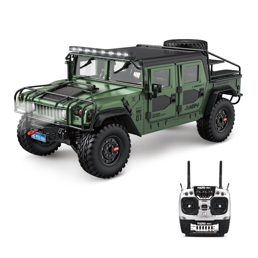 HG P415A 1/10 Scale RC Off-road Vehicle Upgraded 4x4 Pick-up Crawler Climbinf Car Model with Sound Light Gifts Toys TH21811 4