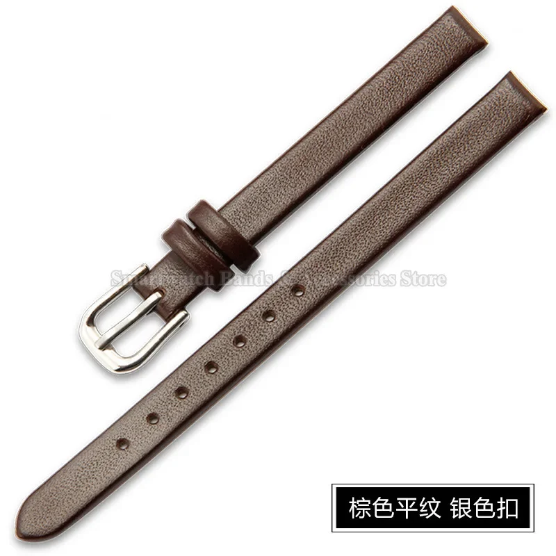 Genuine Leather Ultra-Thin Wristband with Pin Buckle - Universal Fit