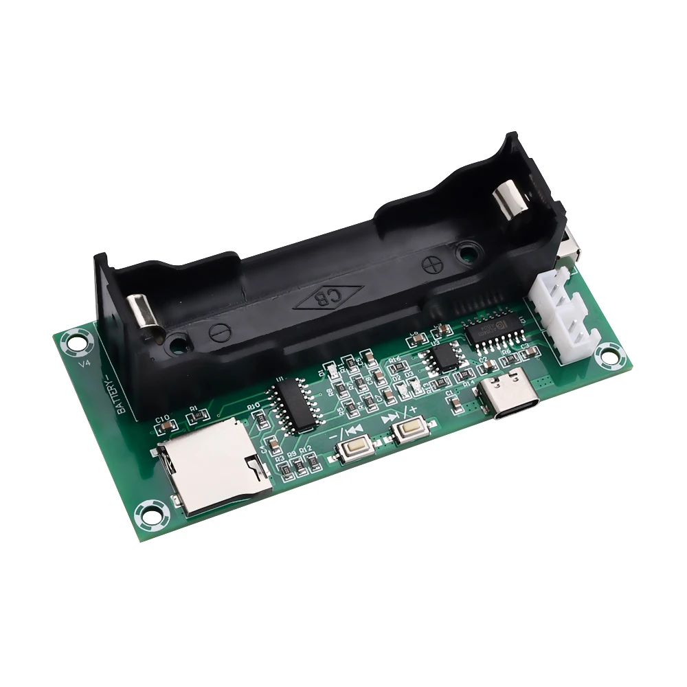 PAM8403 Sound amplifier board Channel Stereo Class D Audio Amplifier XH-A152 18650 Battery Holder TF Card Speaker