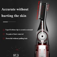 Electric Eyebrow Trimmer Razor Brow Shaping Portable Shaving with Duals Cutter Head Design Washable Hair Trimmer Razor Tools 2