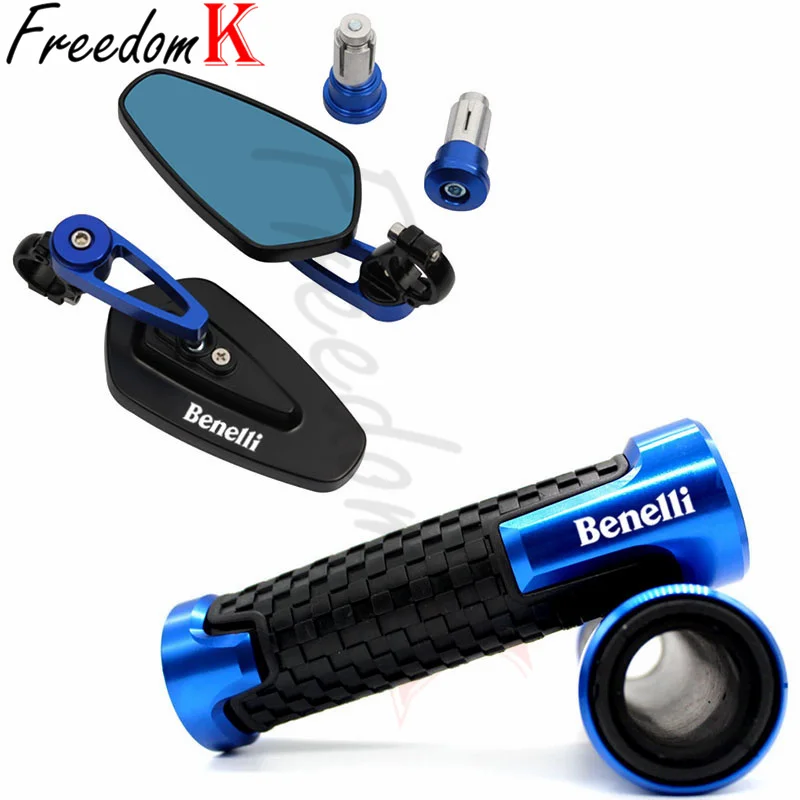 For Benelli BN600 BN302 TNT300 TNT600 BN TNT300 302 600 GT Motorcycle View Bar End Side Rearview Mirrors handlebar Grips