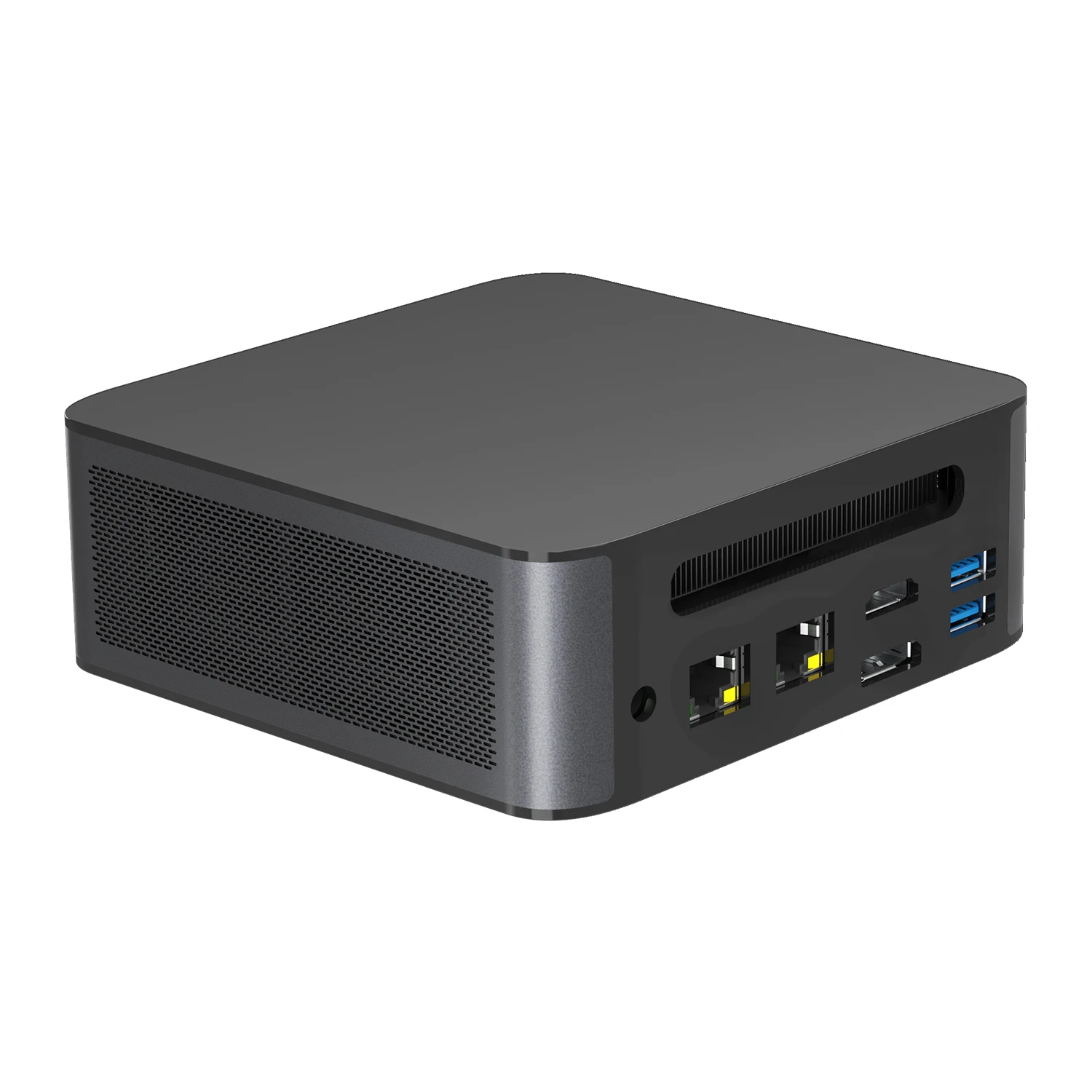 YSJMNPC Mini PC Intel Core i7-11390H gaming Computer Win11 2*RJ45 2.5G 4*USB3.2 HD DP Type-C Thunderbolt 4 M.2 SSD WiFi 6 BT5.0 5