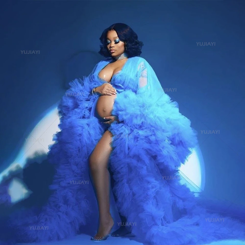 Bata de embarazo para mujer, vestidos largos para sesión de fotos