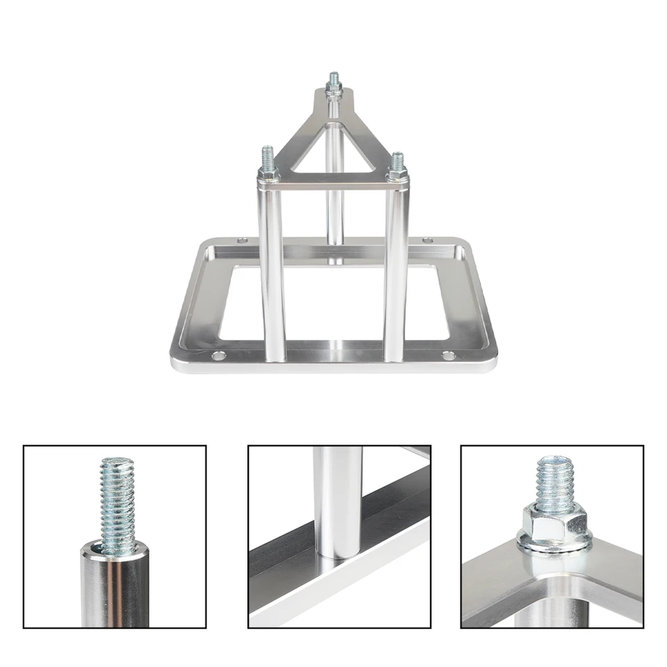 Universal Billet Battery Tray Hold Down Trunk Relocation Box - Foto 2