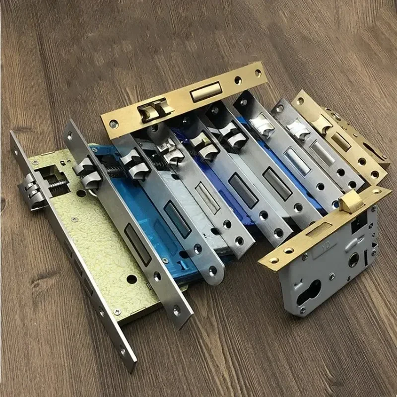 Household Security Door Lock Cylinder Home Single Tongue Mute Anti-Theft Lock Core Many Body Indoor Hardware Accessories