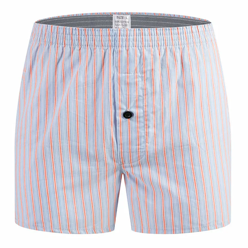 6pcs 6xl 5xl Plus Size Men's Panties 160kg Underpants Men Boxers Man Pack Cotton Loose Mens Underwear Plaid Boxer Shorts For Men