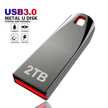 금속 USB 3.0 펜 드라이브, Cle USB 플래시 드라이브, 1TB 고속 펜드라이브, 512GB 휴대용 SSD 메모리, USB 플래시 디스크, 무료 배송