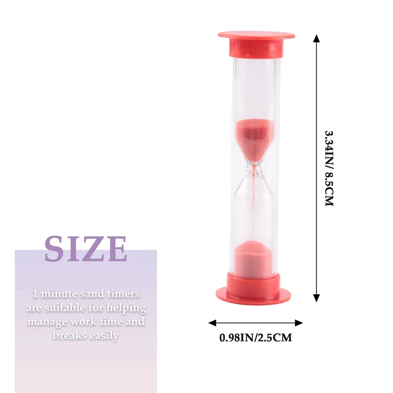 

Набор из 40 шт. песочных таймеров для детей