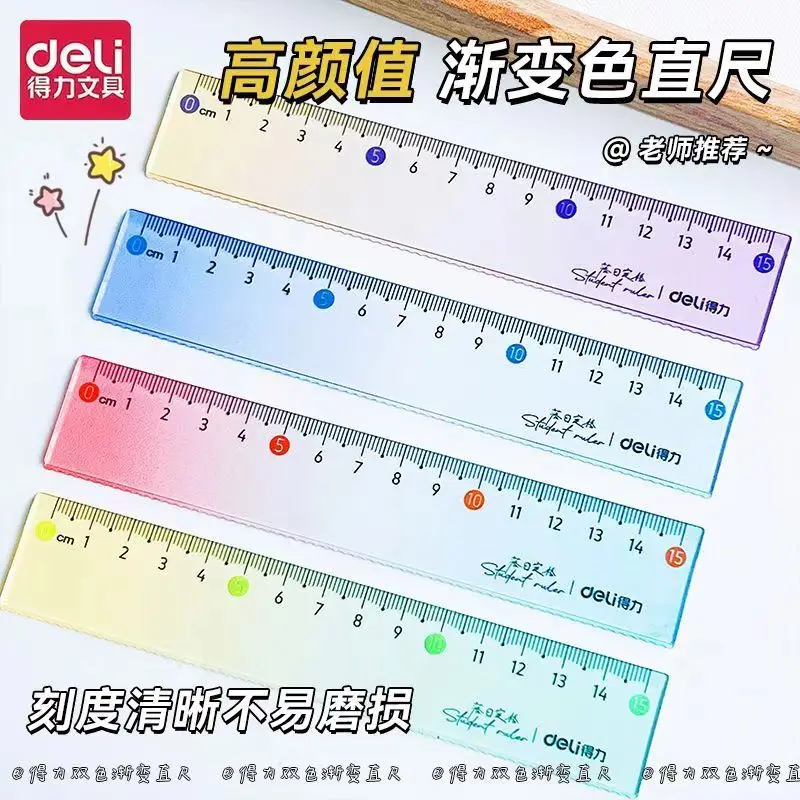 ✨4-in-1 Gradient Ruler Set-Protractor, Triangle & Straight Edge, Math Tools for Elementary Students (Pastel School Supplies)