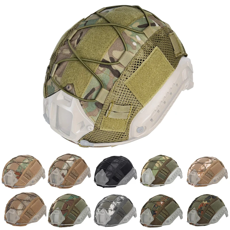 WoSporT Housse De Casque FAST Tactical – Taille Unique, Camouflage, Neuf