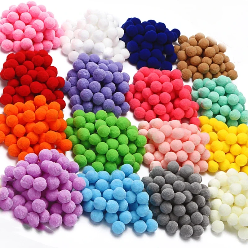 8/10/15/20/25/30mm Mixed Fluffy Soft Pom Poms Pompoms Ball Furball Handmade for DIY Crafts Home Decor Sewing Supplies pom poms craft supplies fluffy ball accessories