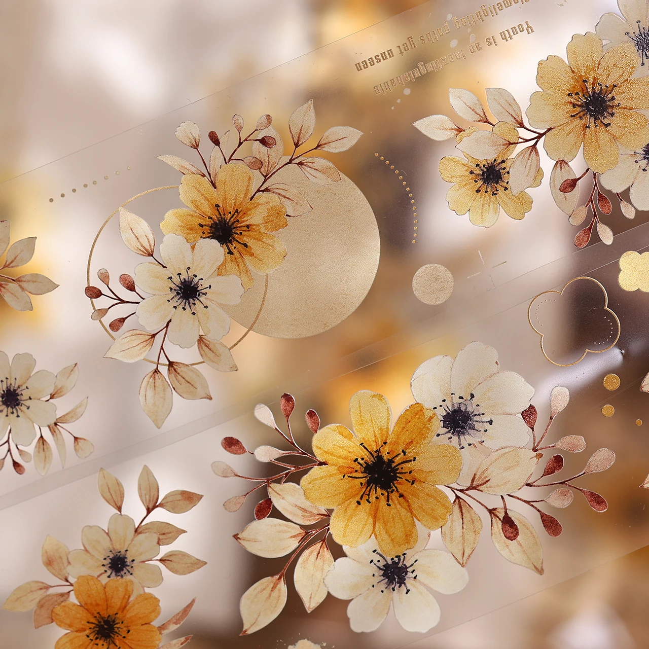 XiaoBaiJia Studio Vintage Summer Prelude Floral Washi PET Tape DIY Card ...