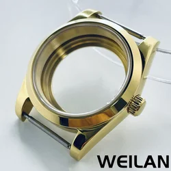 Rose Gold and Silvery Waterproof Watch Case with Sapphire Crystal - 36mm ETA2824 PT5000 (Glass Back C2)