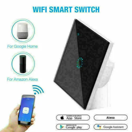 WiFi Smart Light Switch Wall Remote Touch Control 1/2/3 Gang Alexa Google home 
