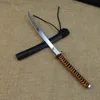 1PC Hand-made small knife, high hardness handle meat, fruit cutting, Mongolian small knife, fruit knife, survival knife 2