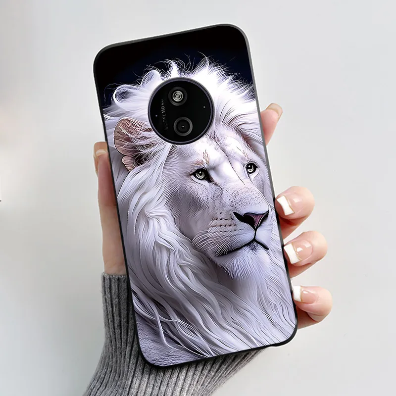 Aesthetic Shockproof Black Silicone Case with Sunset Pattern