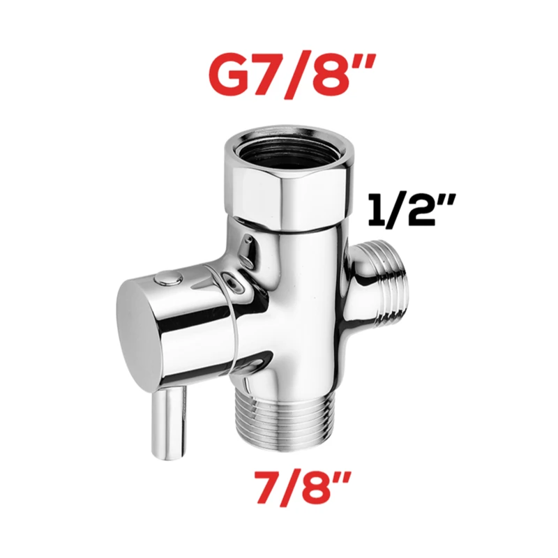 Chrome Bidet T Adapter Image 8