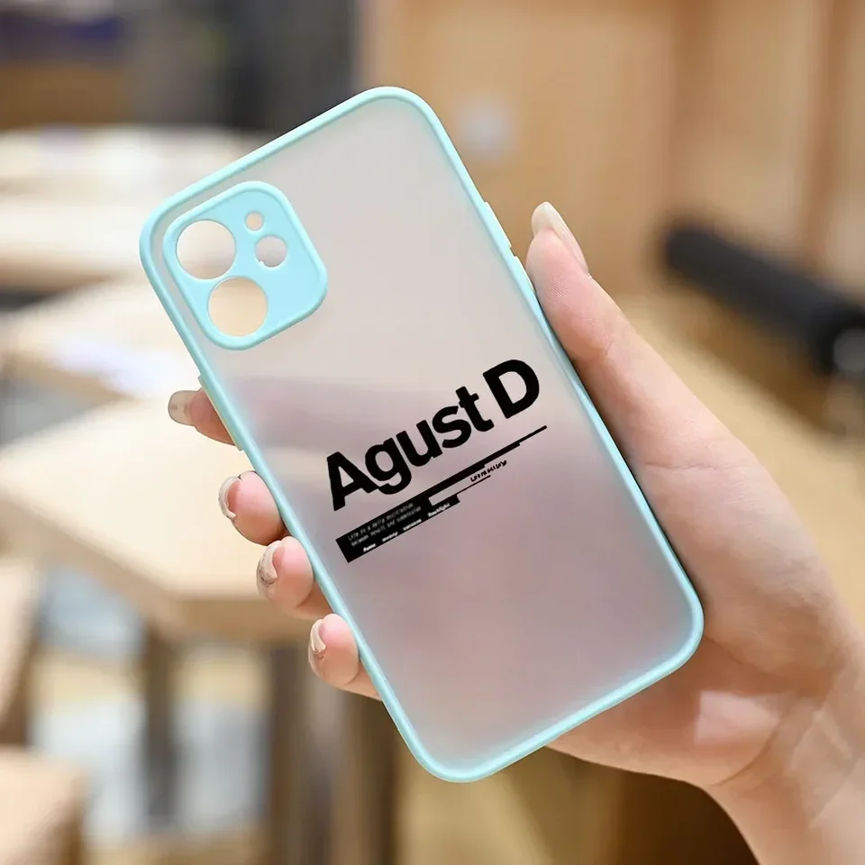 Agust D Suga Kpop Phone Case for iPhone 16 14 15 13 11 12 Pro Max
