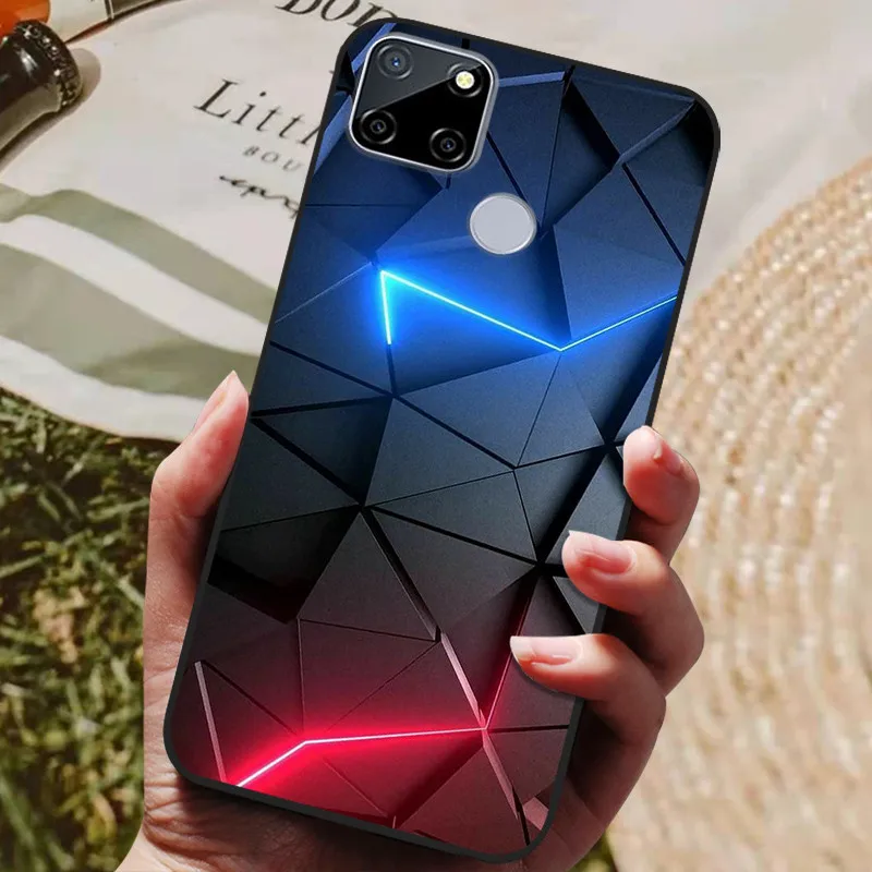 Premium Silicone Back Cover – Artistic Design for Enhanced Grip and Protection